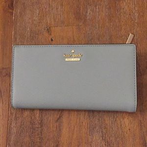 Blue leather kate spade wallet